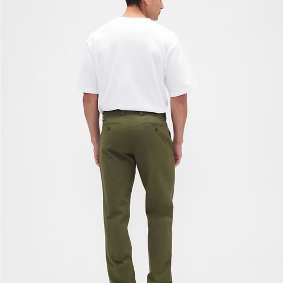 GAP Men's army green Chinos - Picture 2 of 5